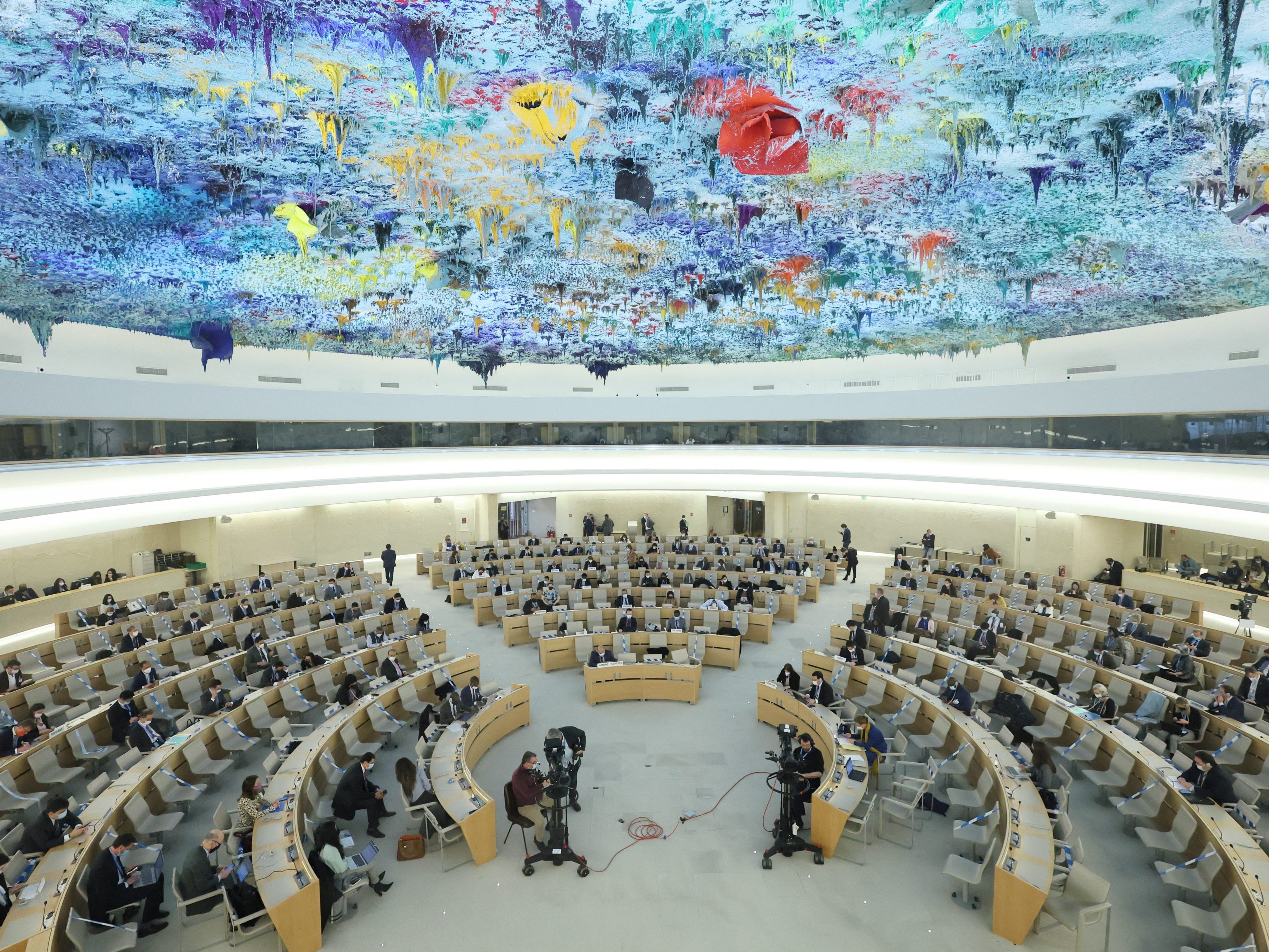 The UN Human Rights Council during session in Geneva, Switzerland