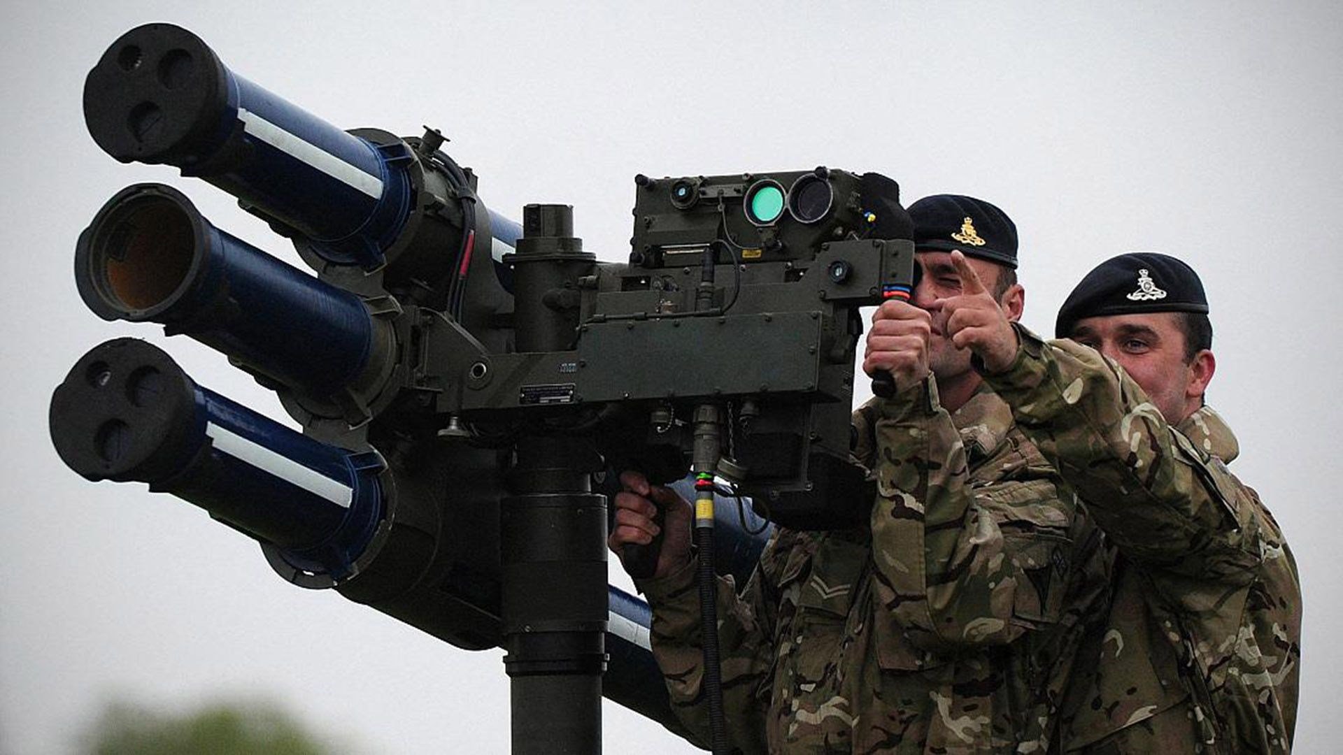 The UK-made Starstreak air defense missile system