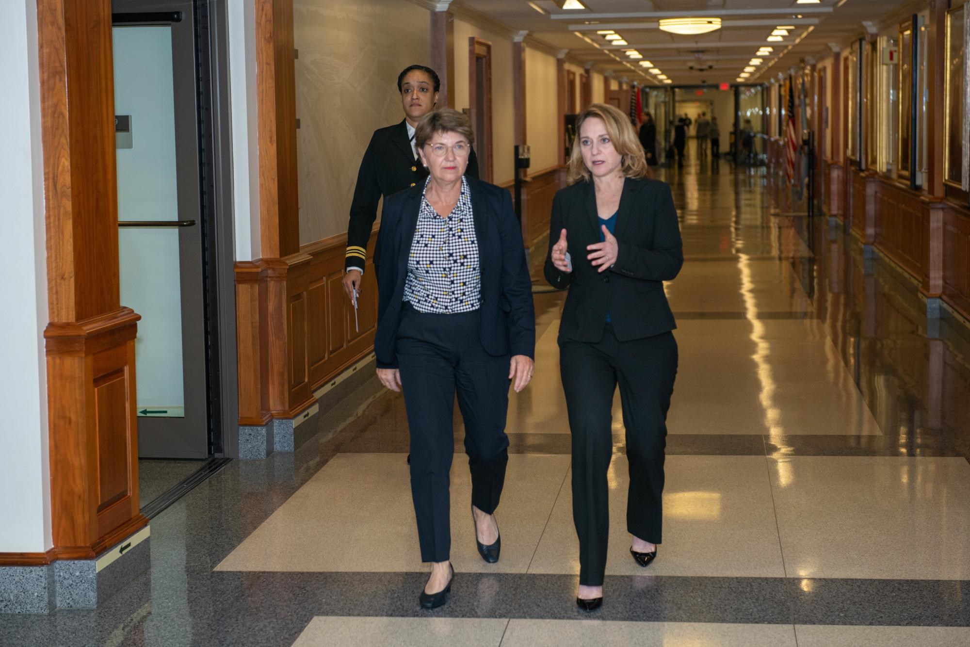 US Deputy Secretary of Defense Kathleen Hicks met with Swiss Minister of Defense Viola Amherd