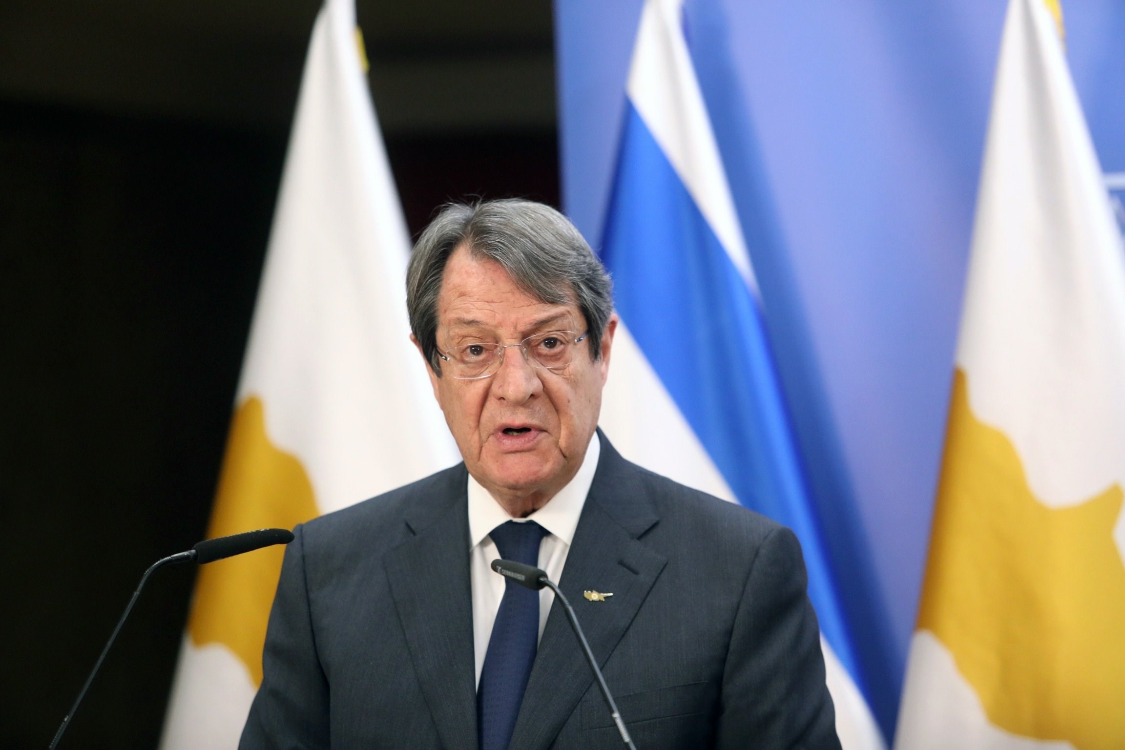 The President of Cyprus, Nicos Anastasiades