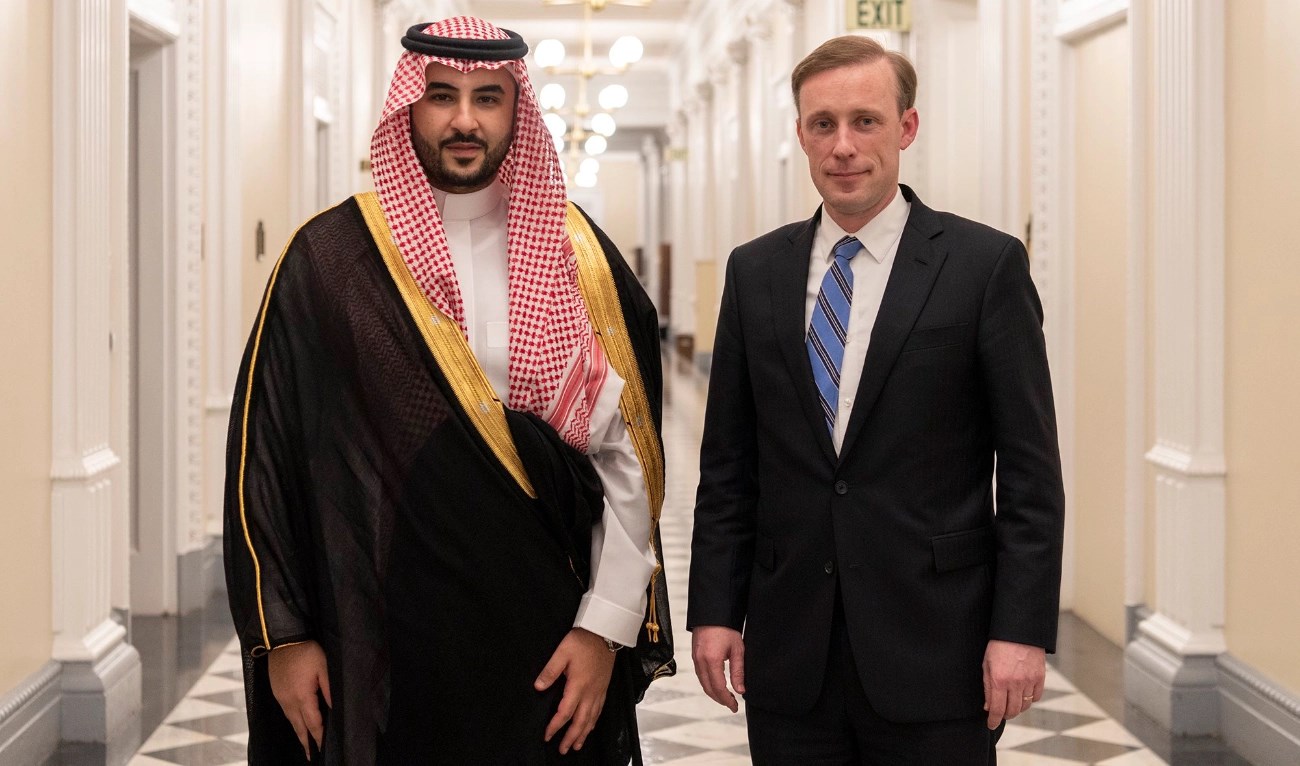 US Sullivan meets Saudi Vice Minister of Defense in Washington .
