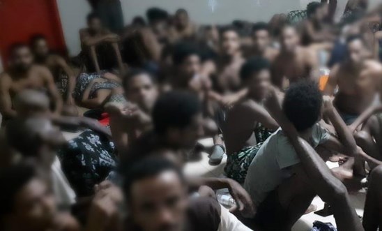 Detainees held in Saudi Arabia's migrant detention camps