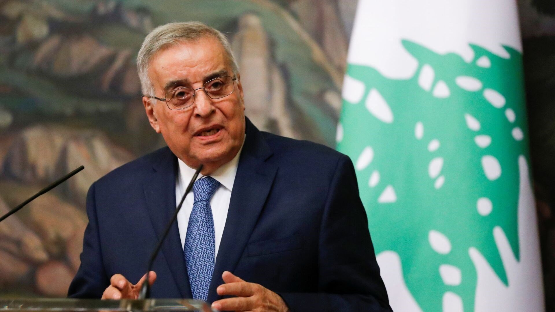 Lebanese Foreign Minister Abdallah Bou Habib