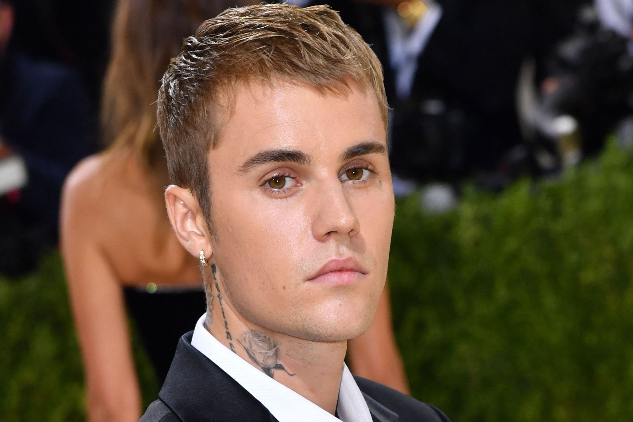 Canadian singer Justin Bieber at the 2021 Met Gala, the Metropolitan Museum of Art in New York, United States, on September 13, 2021.
