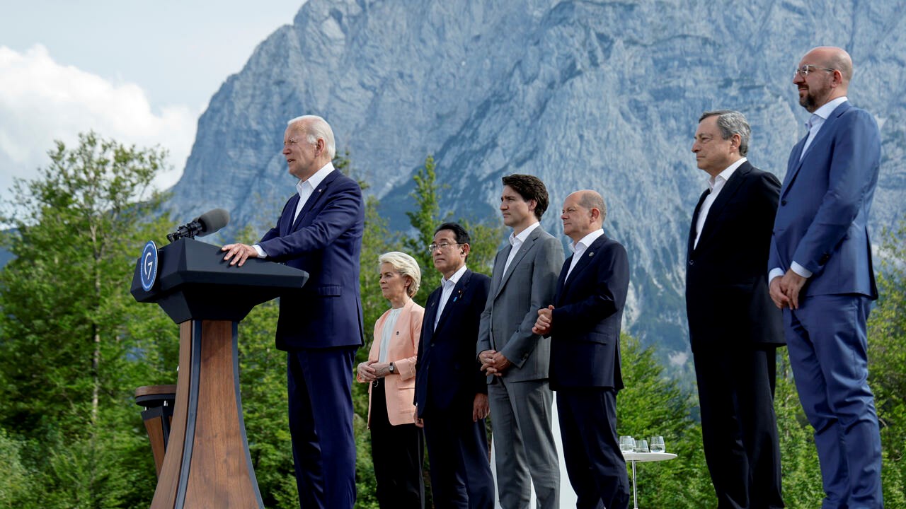 G7 touts $600 bn global infrastructure plan to rival China.