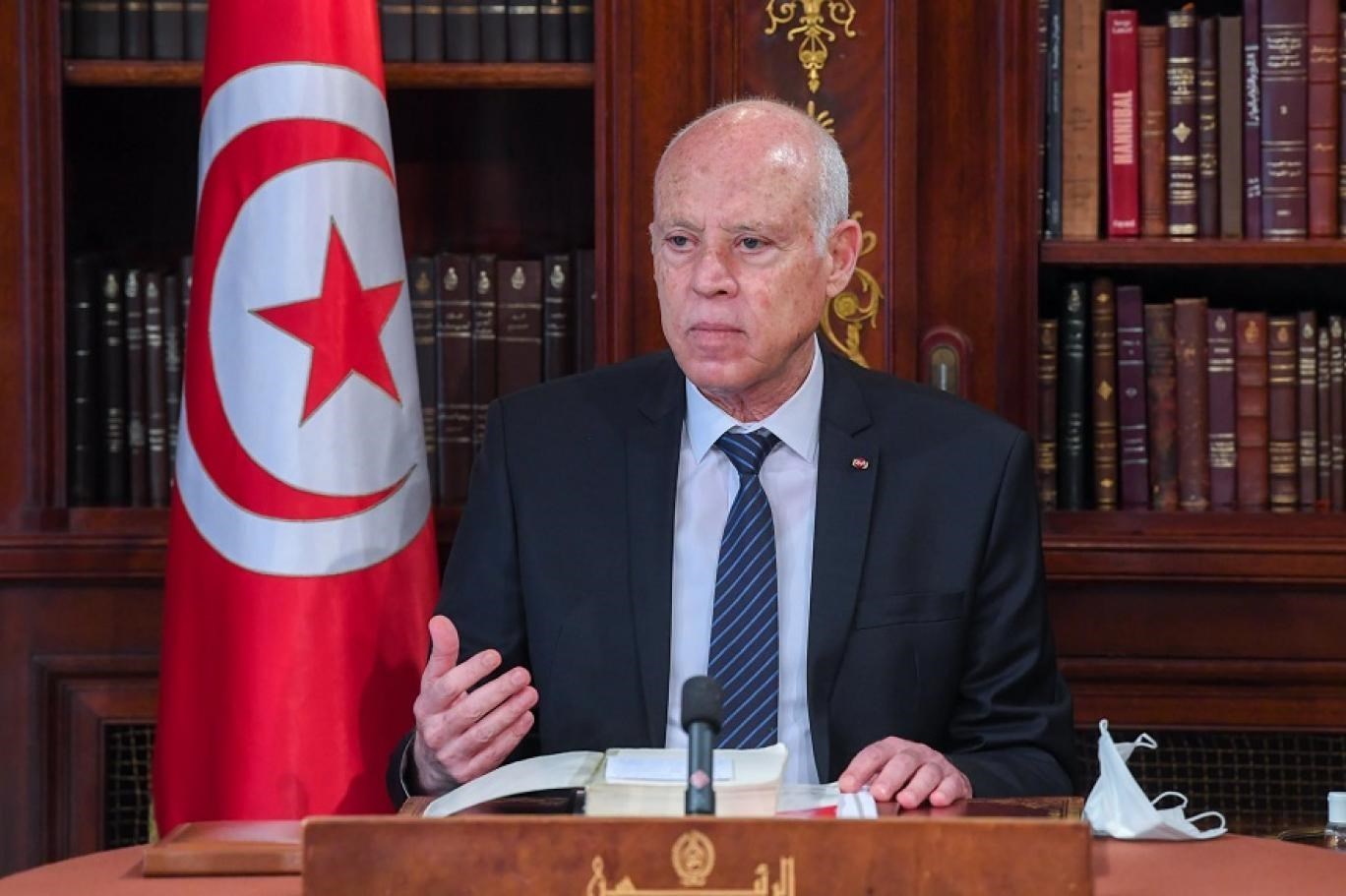 Tunisian President Kais Saied