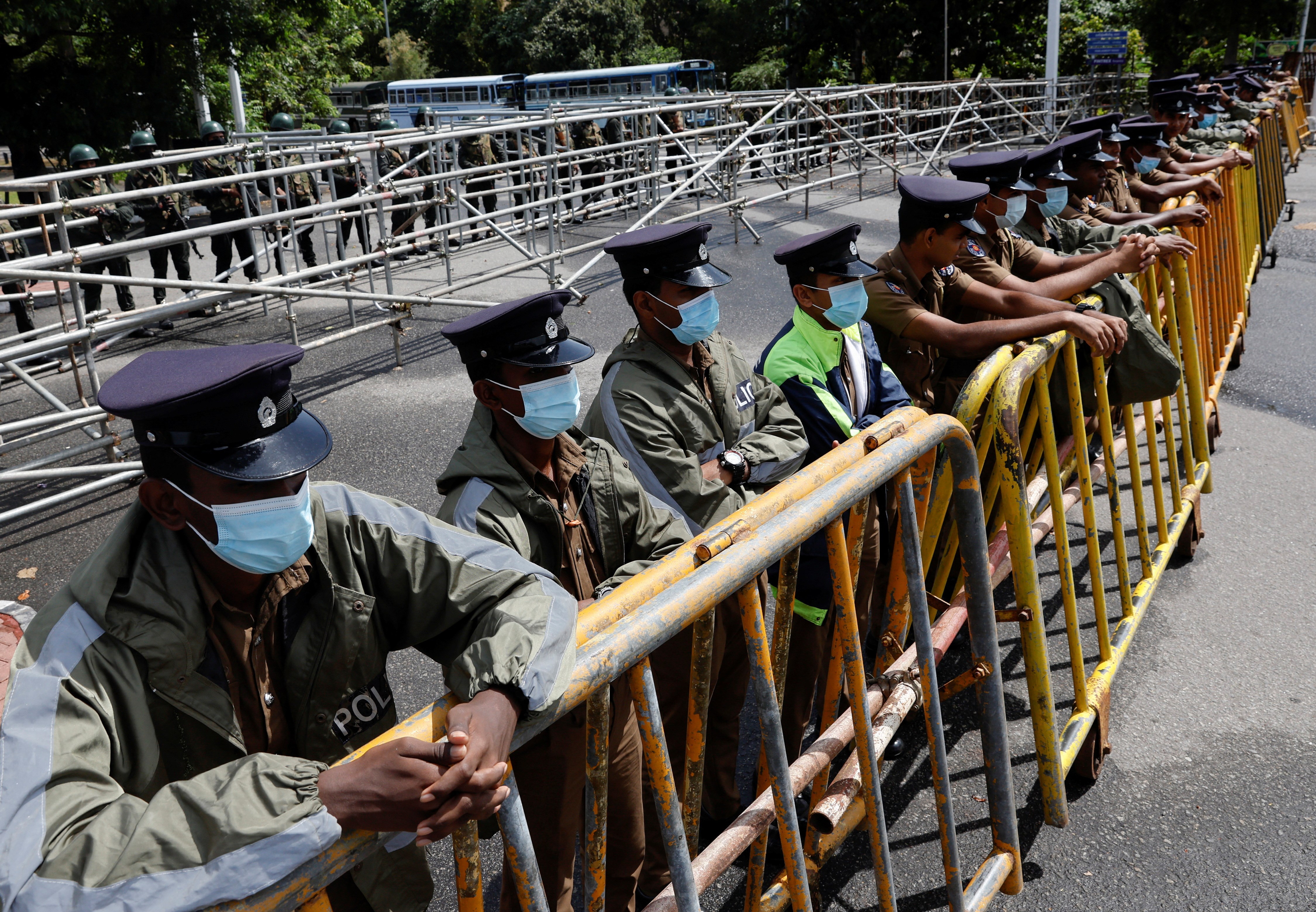 Security tight as Sri Lankan MPs meet to elect new president.