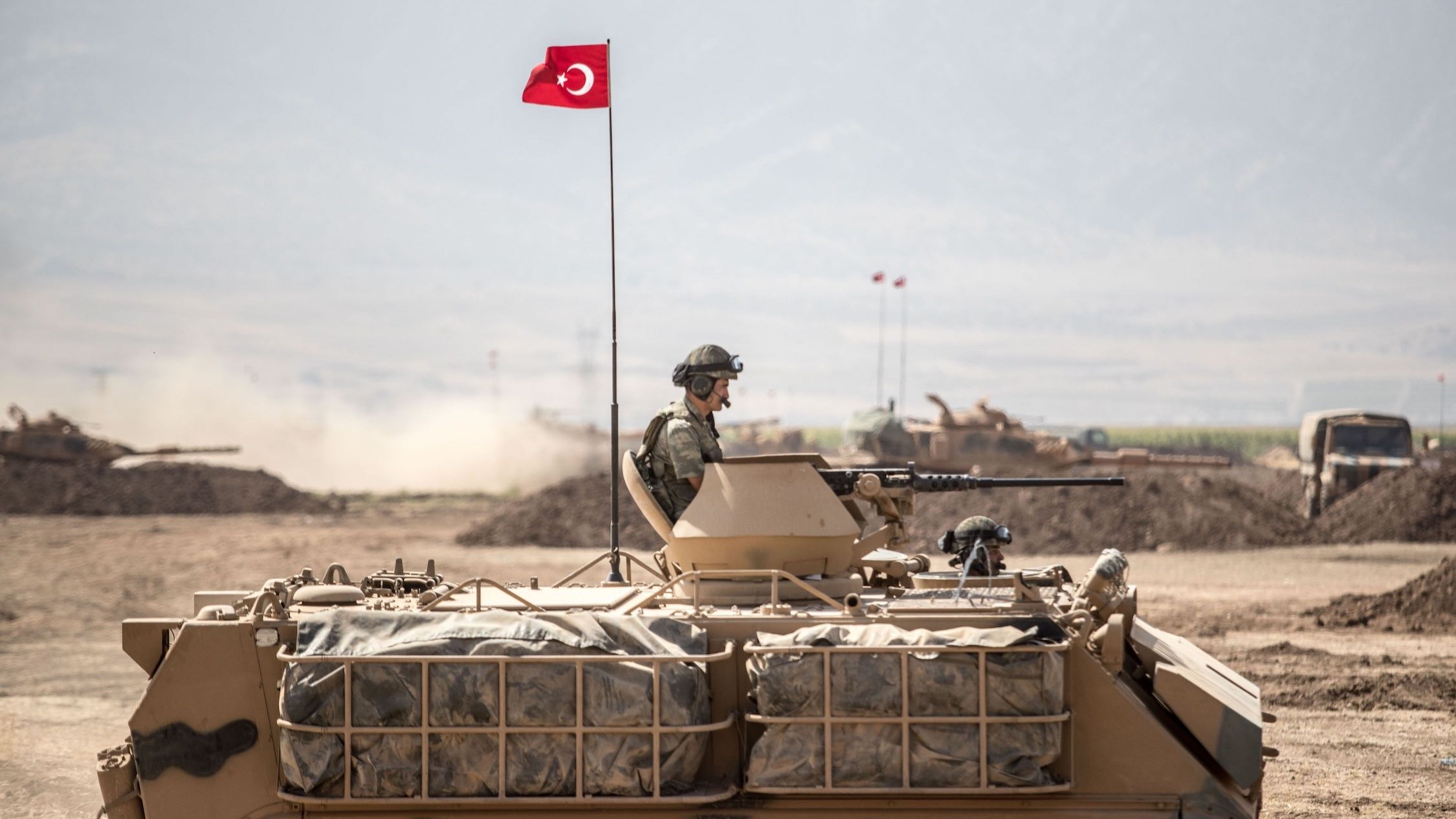 A Turkish soldiers in Northern Iraq