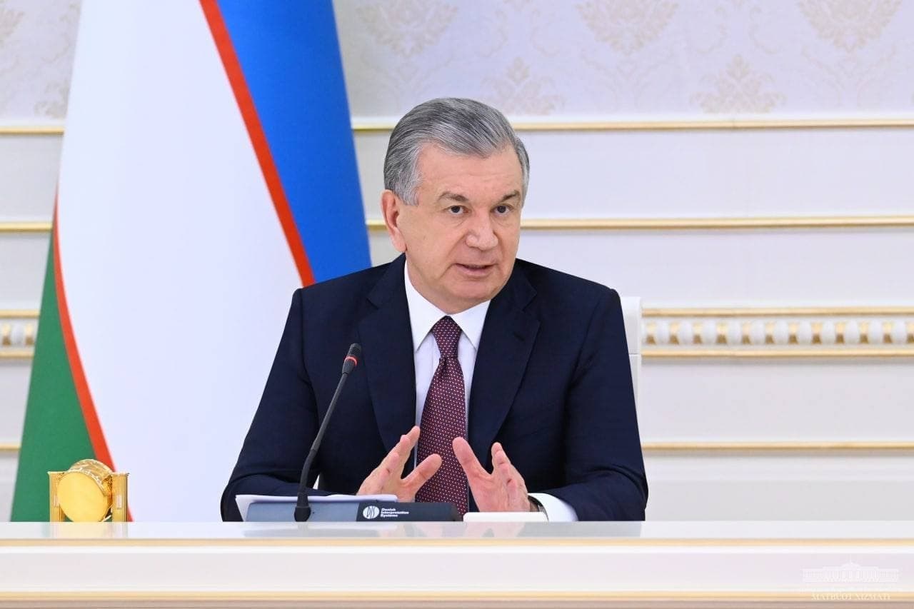 Uzbekistani President Shavkat Mirziyoyev