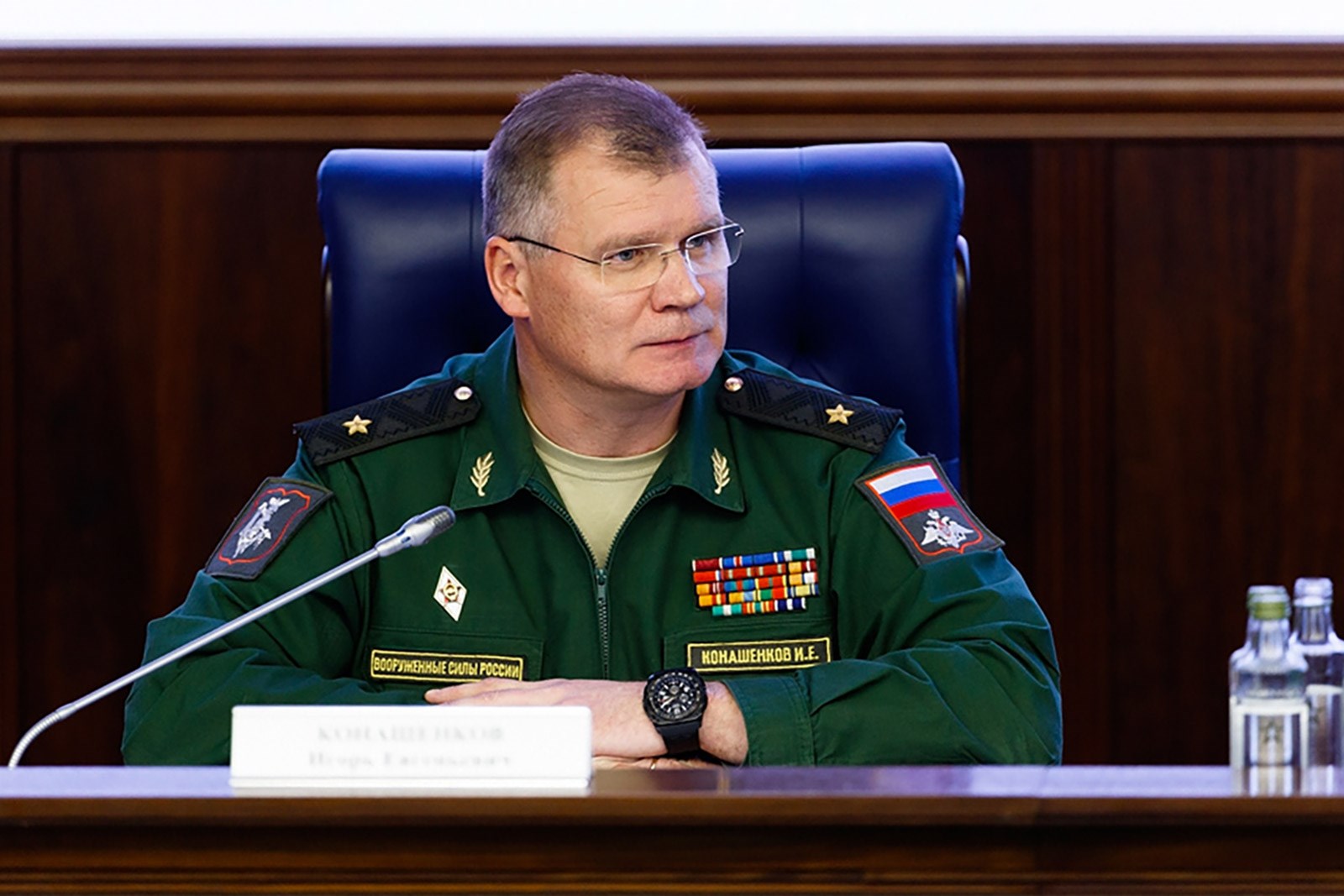 The spokesperson of the Defense Ministry of the Russian Federation, Lieutenant-General Igor Konashenkov