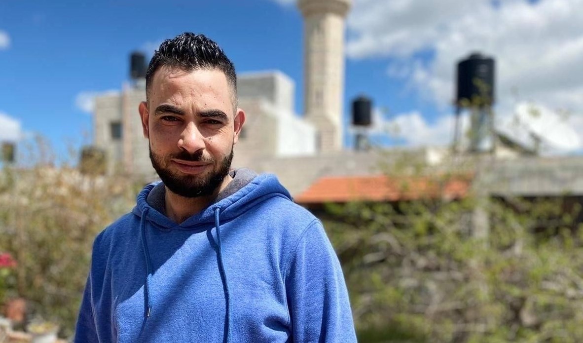 Raed Rayan, 27, from the village of Beit Duqu north of Al-Quds