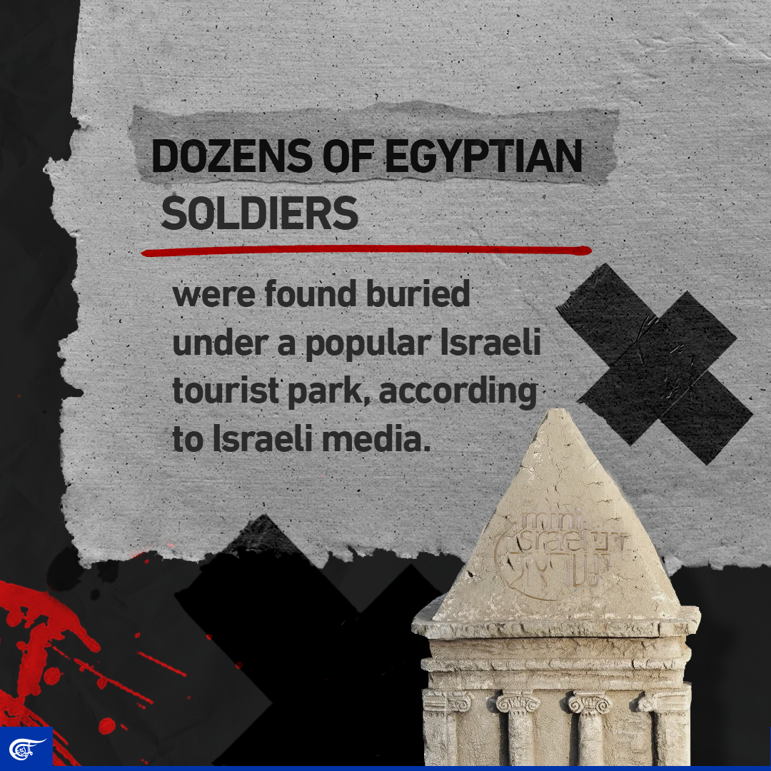 “Israel” exposed, again: Egyptian soldiers buried under Israeli tourist park