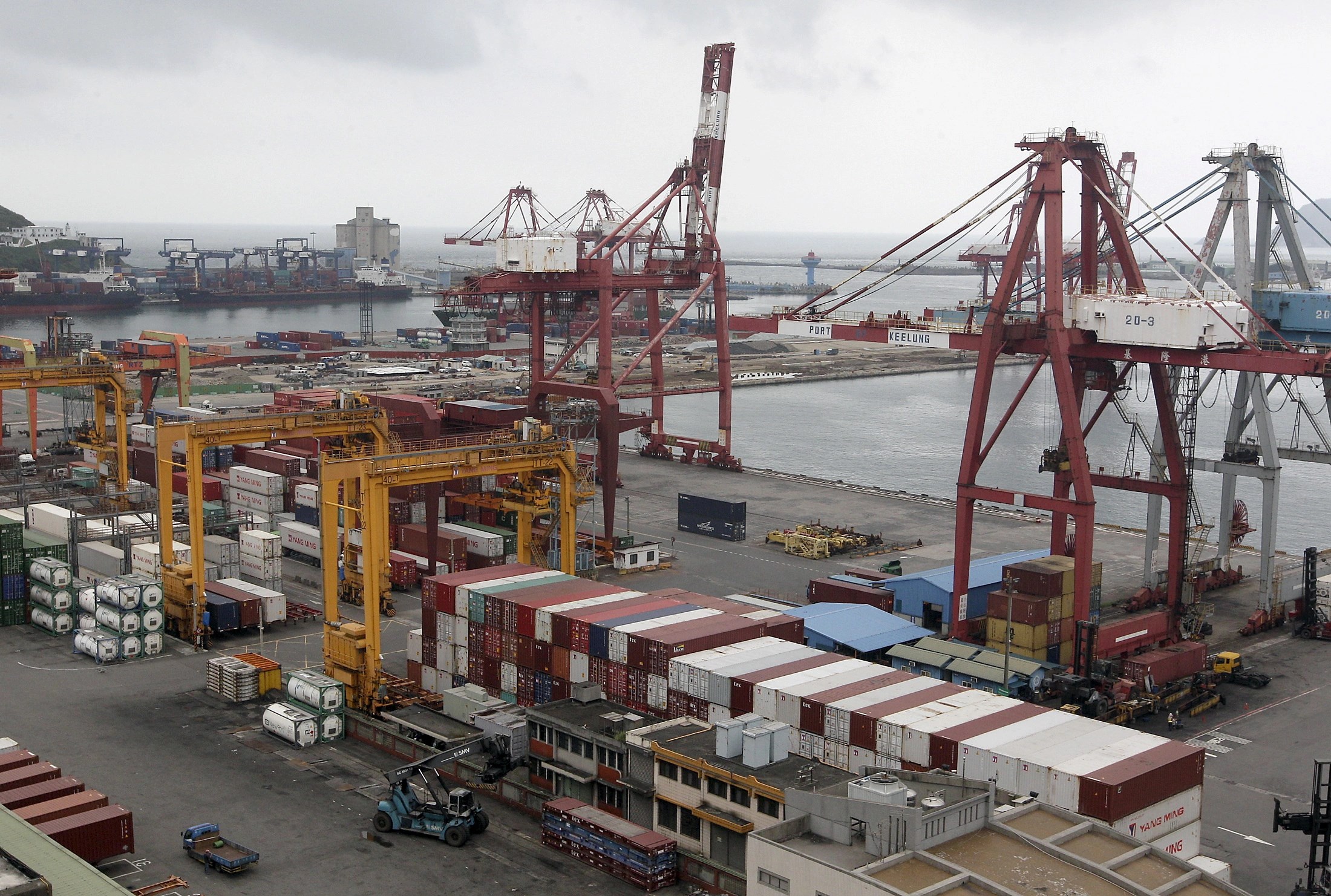Part of Taiwan's port (Reuters)