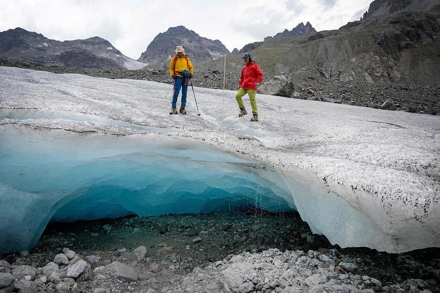 Austrian scientists race to reveal melting glaciers' secrets.