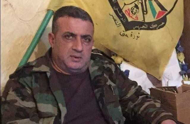 Palestinian Security officer Saeed Al-Asous