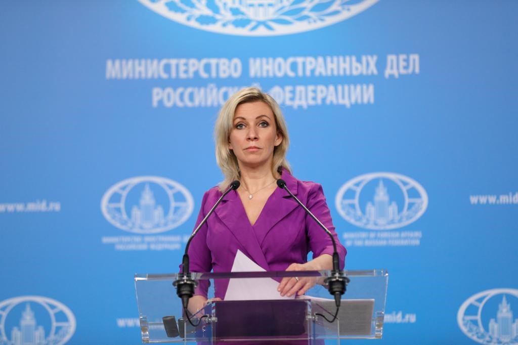 Russian Foreign Ministry Spokesperson Maria Zakharova