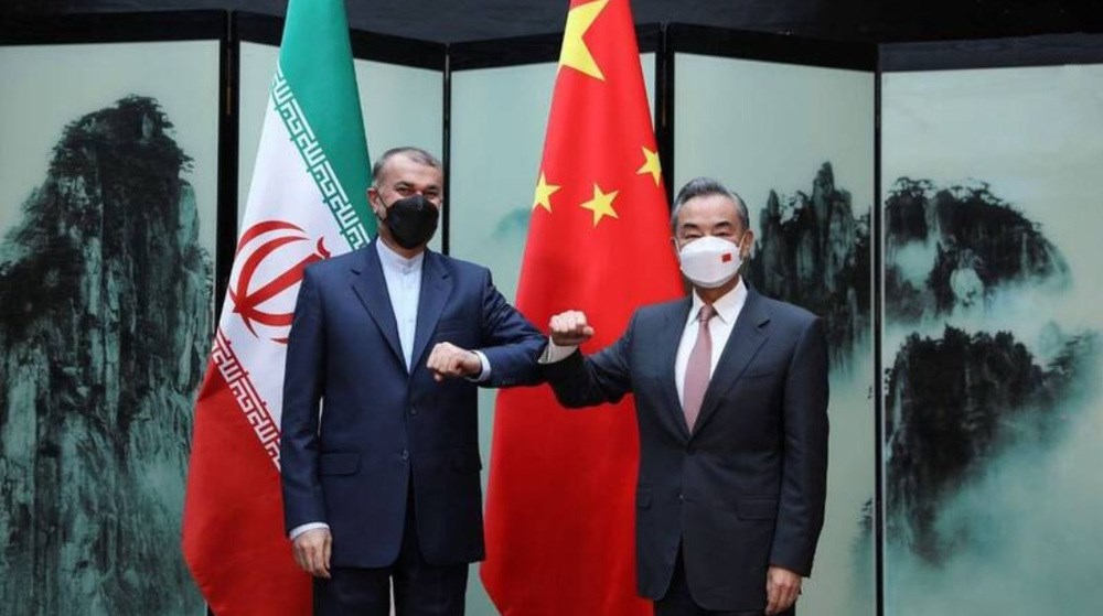 Iranian Foreign Minister Hossein Amir-Abdollahian meets his Chinese counterpart Wang Yi (File photo by ISNA)