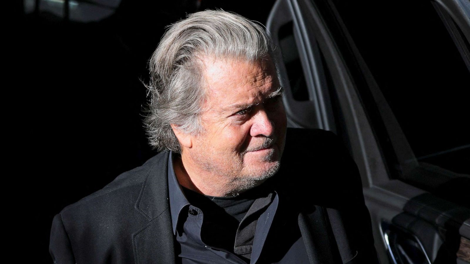 Former U.S. President Donald Trump's White House chief strategist Steve Bannon arrives at the Manhattan District Attorney's Office in New York, Sept. 8, 2022. Andrew Kelly/Reuters.