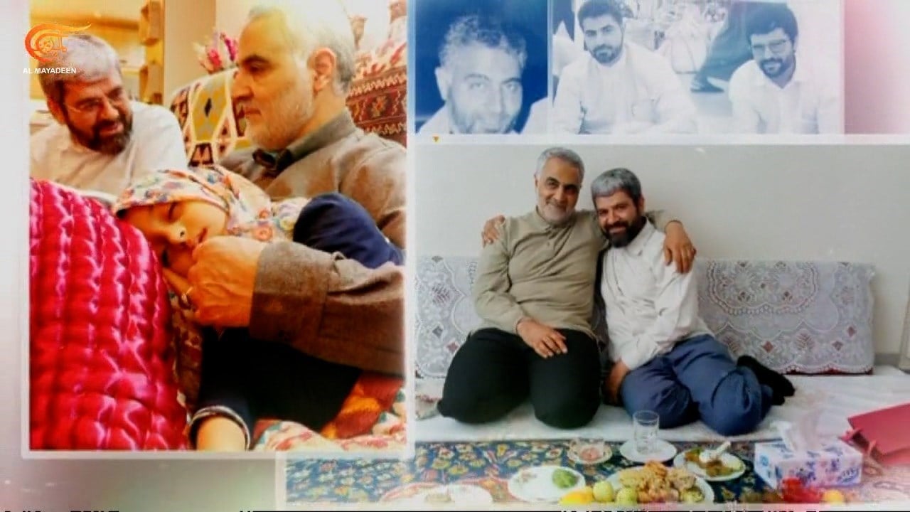 Soleimani with his long-time friend, Mahmoud Khaleqi