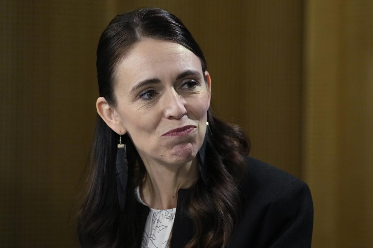 Now-former New Zealand PM Jacinda Ardern has resigned (AP)