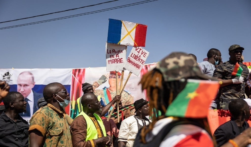Burkina Faso's capital witnesses anti-French protests