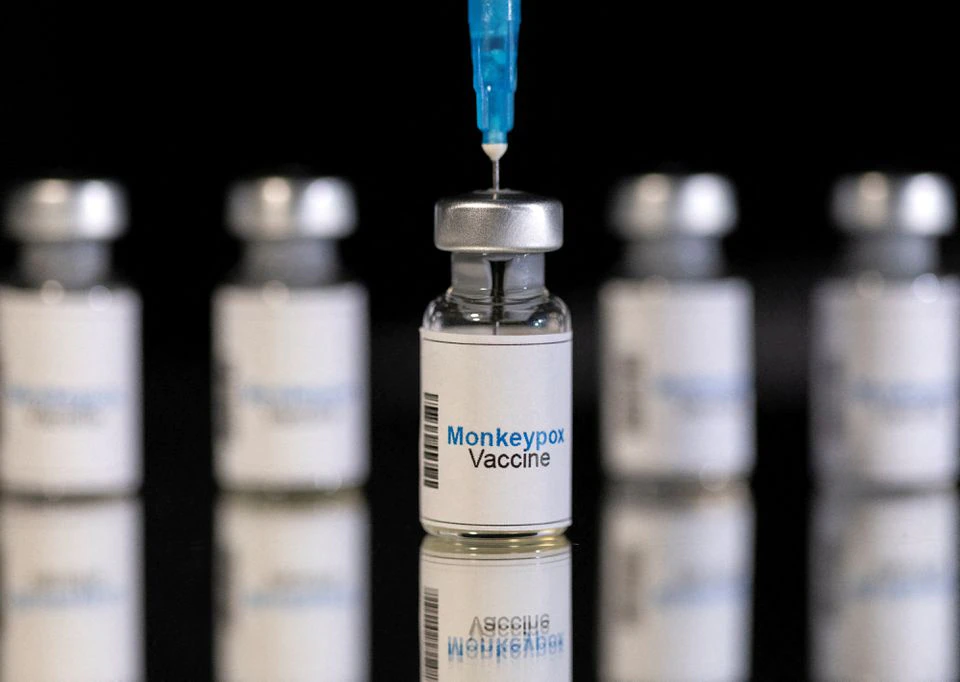 Mock-up vials labeled