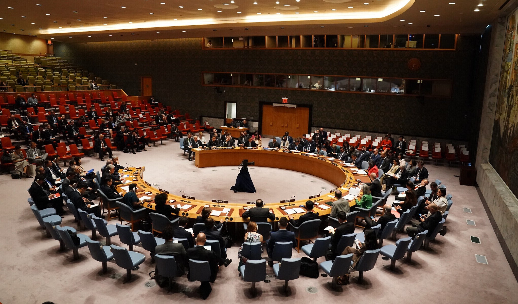 Illustrative: A meeting of the United Nations Security Council on New York City on September 21, 2023. (AFP)