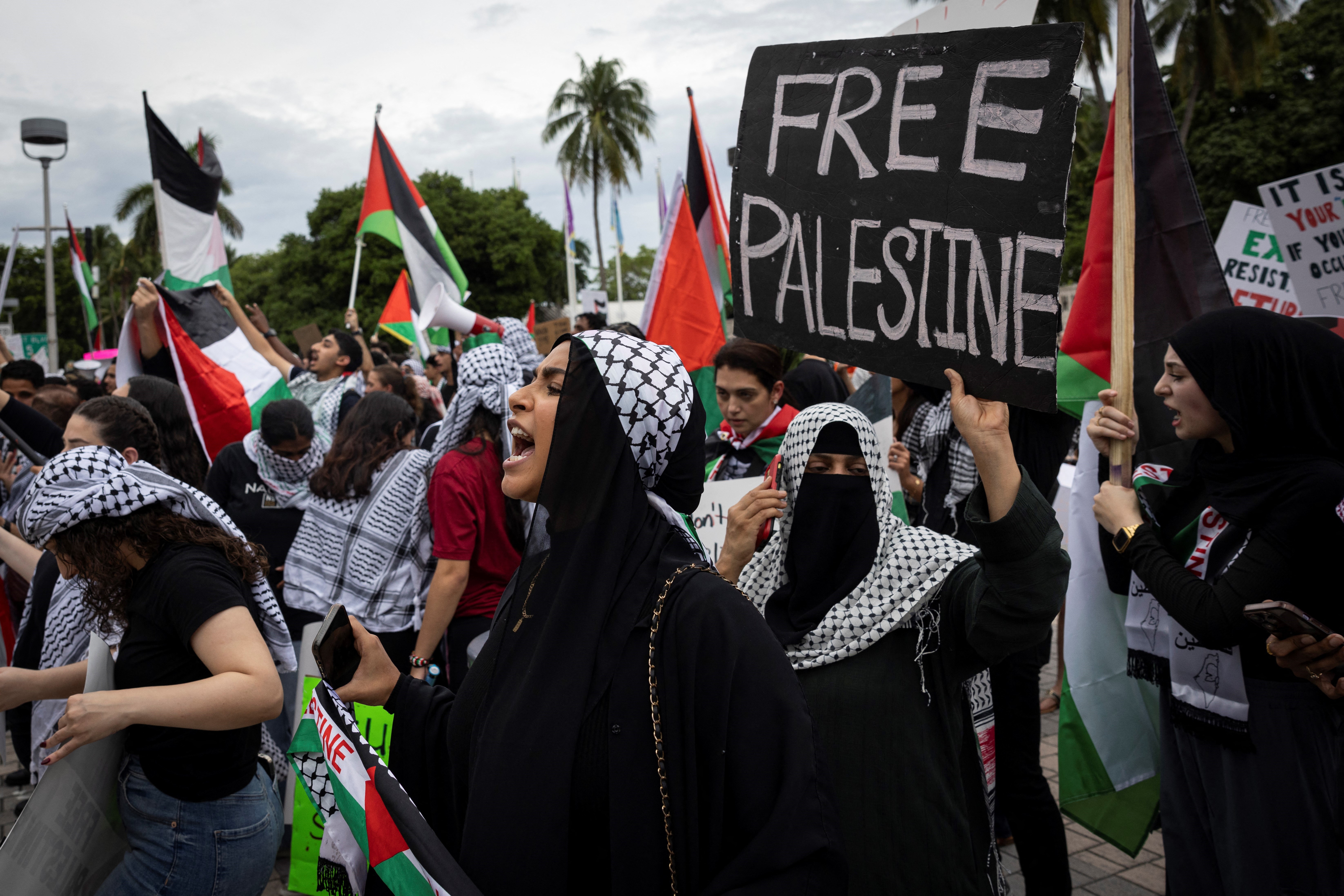 Demonstrations in support of Gaza in Western cities continue