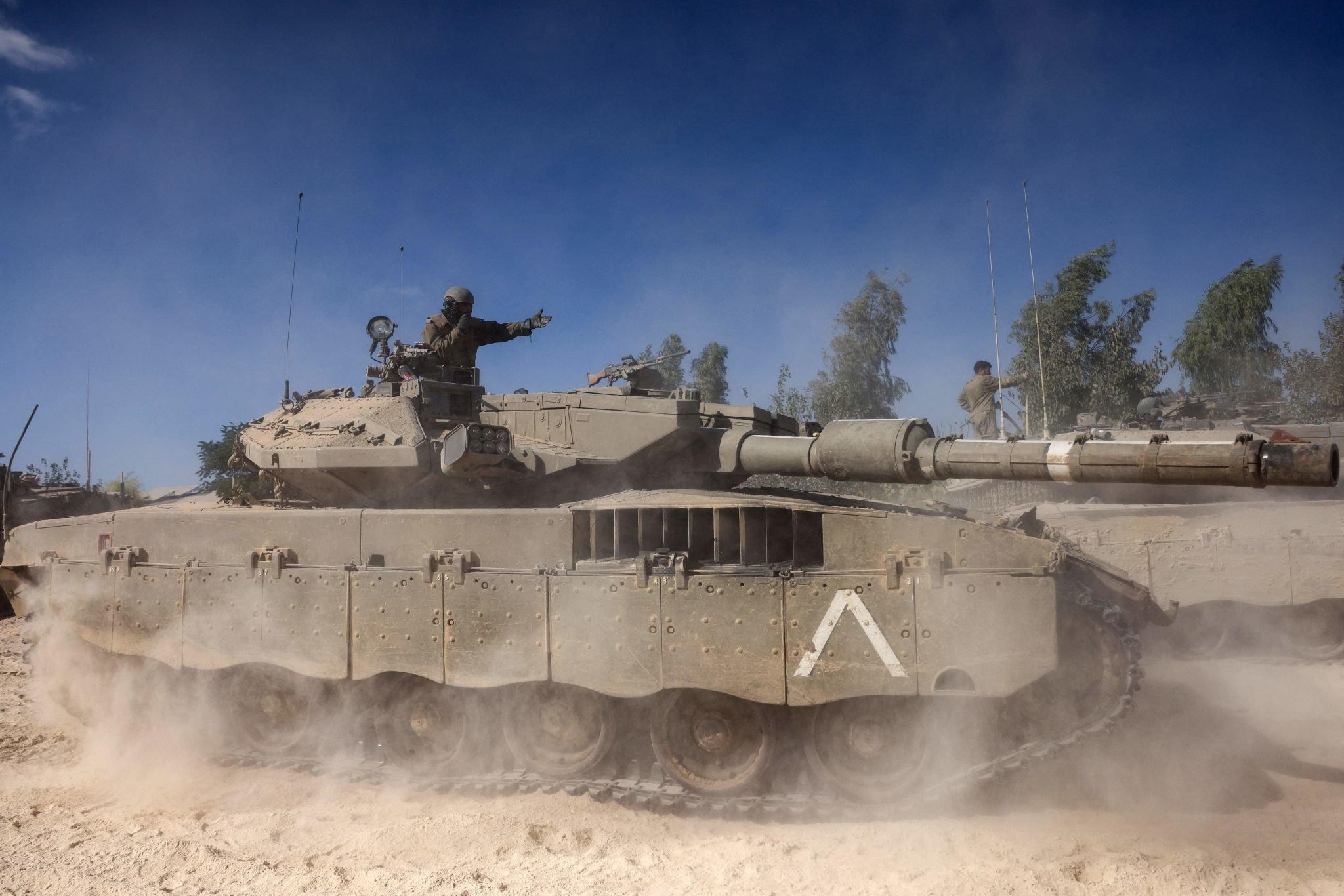 'Israel's' tank accidently shelled an Egyptian outpost.