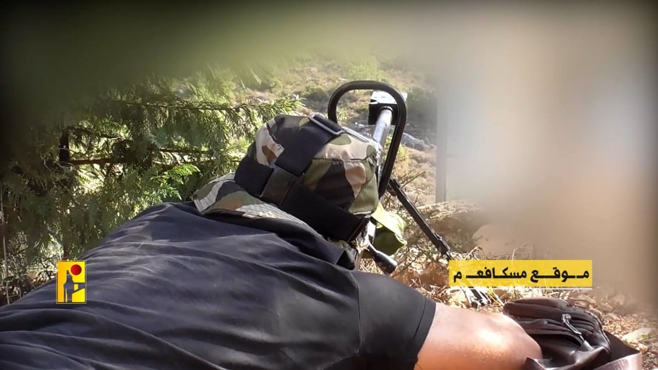 Hezbollah shares footage of wide-scale attacks on Israeli sites.