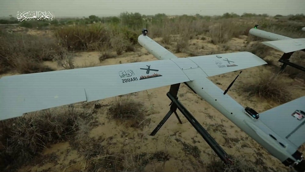 A 35 al-Zouari suicide drone (Palestinian Resistance Military Media)