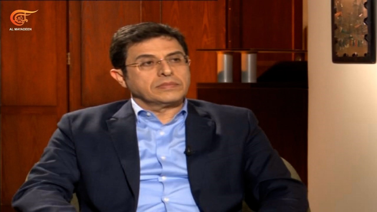 Syrian Minister of Health Hassan Al-Ghobash speaking to Al Mayadeen