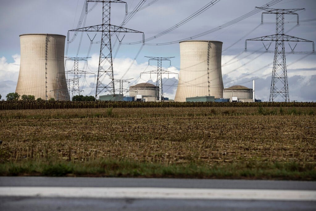 The Cattenom Nuclear Power Plant in Cattenom, eastern France, Thursday, Sept. 8, 2022 (AP Photo/Jean-Francois Badias)