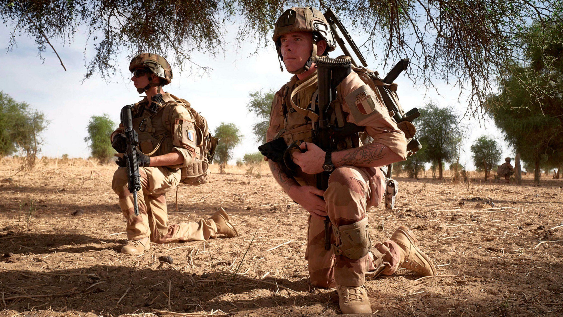 French troops patrolling on Burkina Faso soil in November 2019 (AFP)