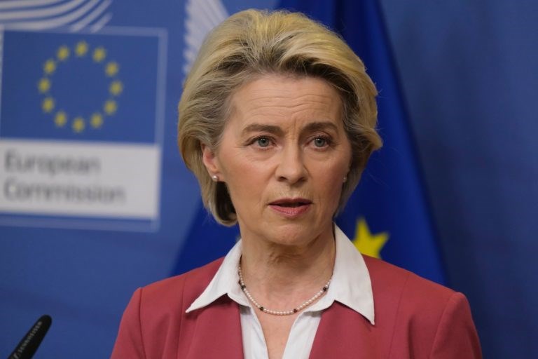 EU Commission President Ursula von der Leyen. (EPA-EFE)