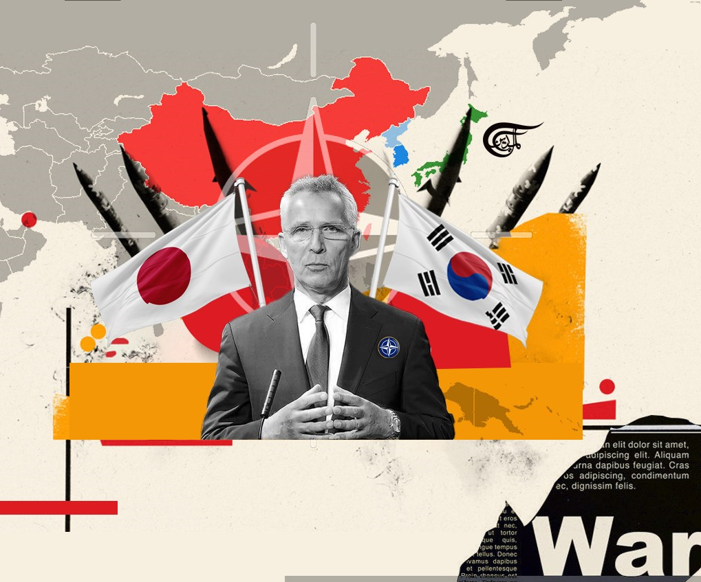 NATO, which specified Russia as the "greatest and direct threat" and China as a "systematic challenge" in its new "strategic concept" last year, is now openly stretching its long arm to South Korea and Japan. Its aim is quite clear. NATO, which specified Russia as the "greatest and direct threat" and China as a "systematic challenge" in its new "strategic concept" last year, is now openly stretching its long arm to South Korea and Japan. Its aim is quite clear.