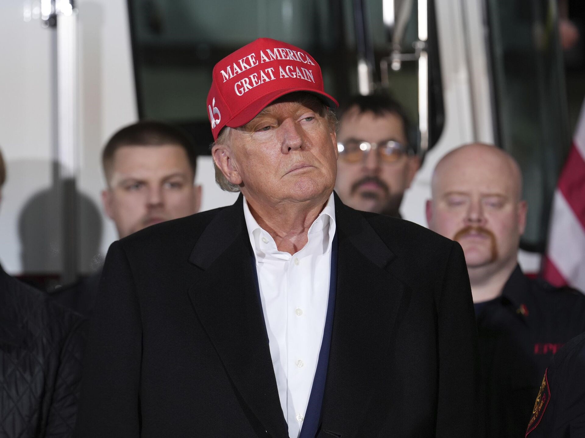 Trump addresses to citizens who've suffered from he East Palestine train derailment (Sputnik)