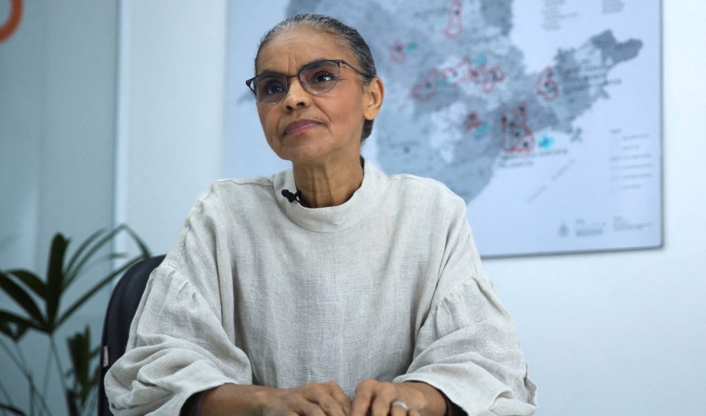 Marina Silva during an interview with Reuters in Brazil on Nov. 3, 2022 (Reuters)