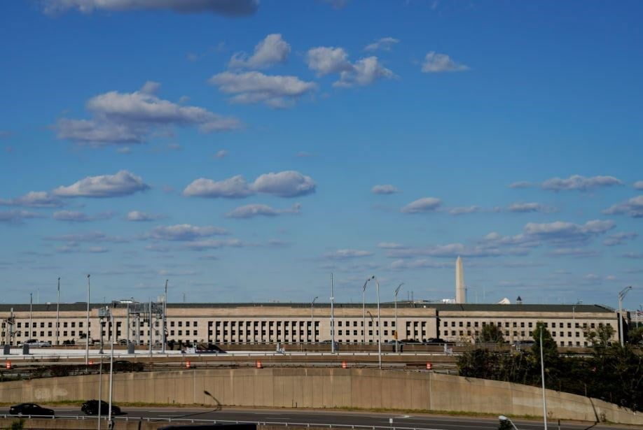 The Pentagon building is seen in Arlington, Virginia, US October 8, 2020. (REUTERS)