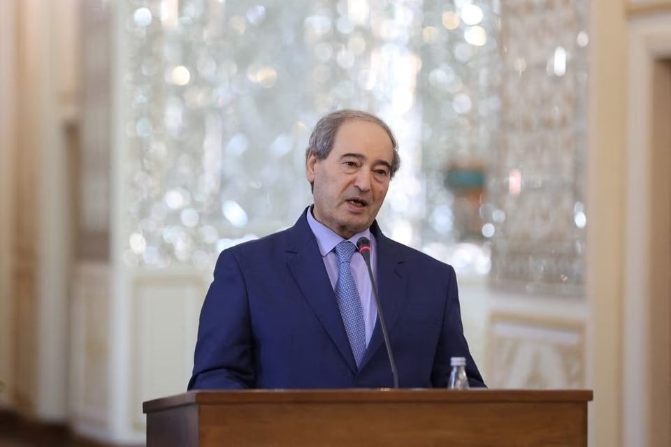 Syrian Foreign Minister Faisal Mekdad speaks at a joint conference while on an official visit to Tehran, Iran, 2 November 2022. (Reuters)