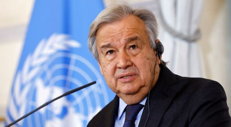 United Nations Secretary-General Antonio Guterres speaks during a news conference in Vienna, Austria May 11, 2022. (Reuters)