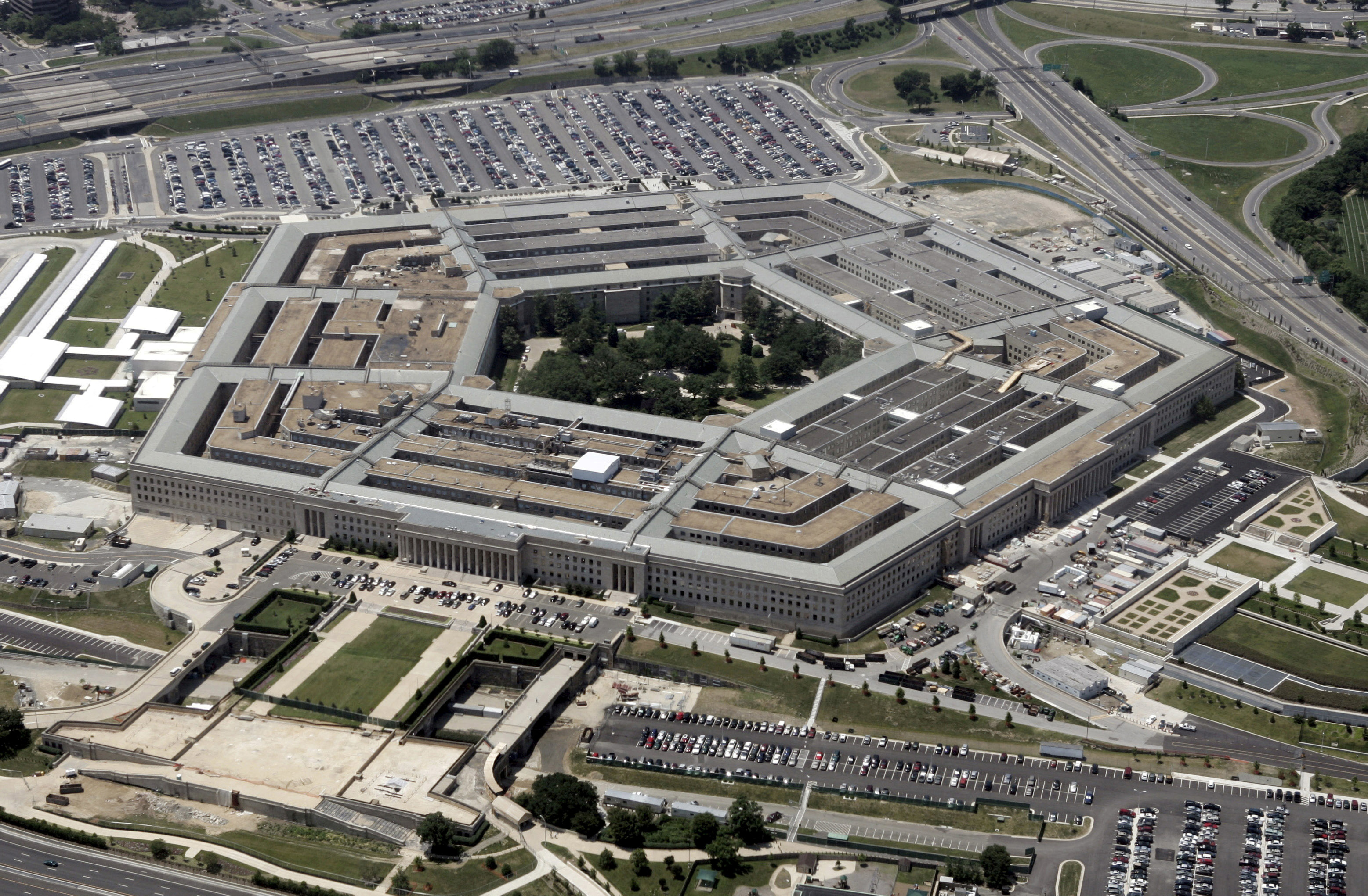 An aerial view of the Pentagon building in Washington, June 15, 2005. (Reuters)