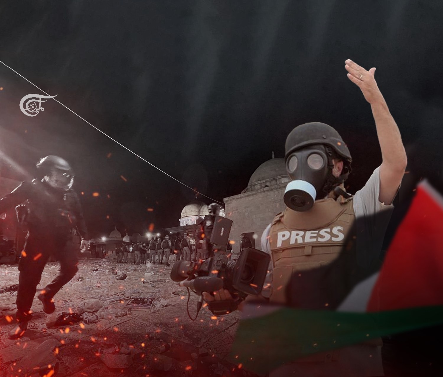 Western media continue to distort Israeli attacks on Al-Aqsa Mosque