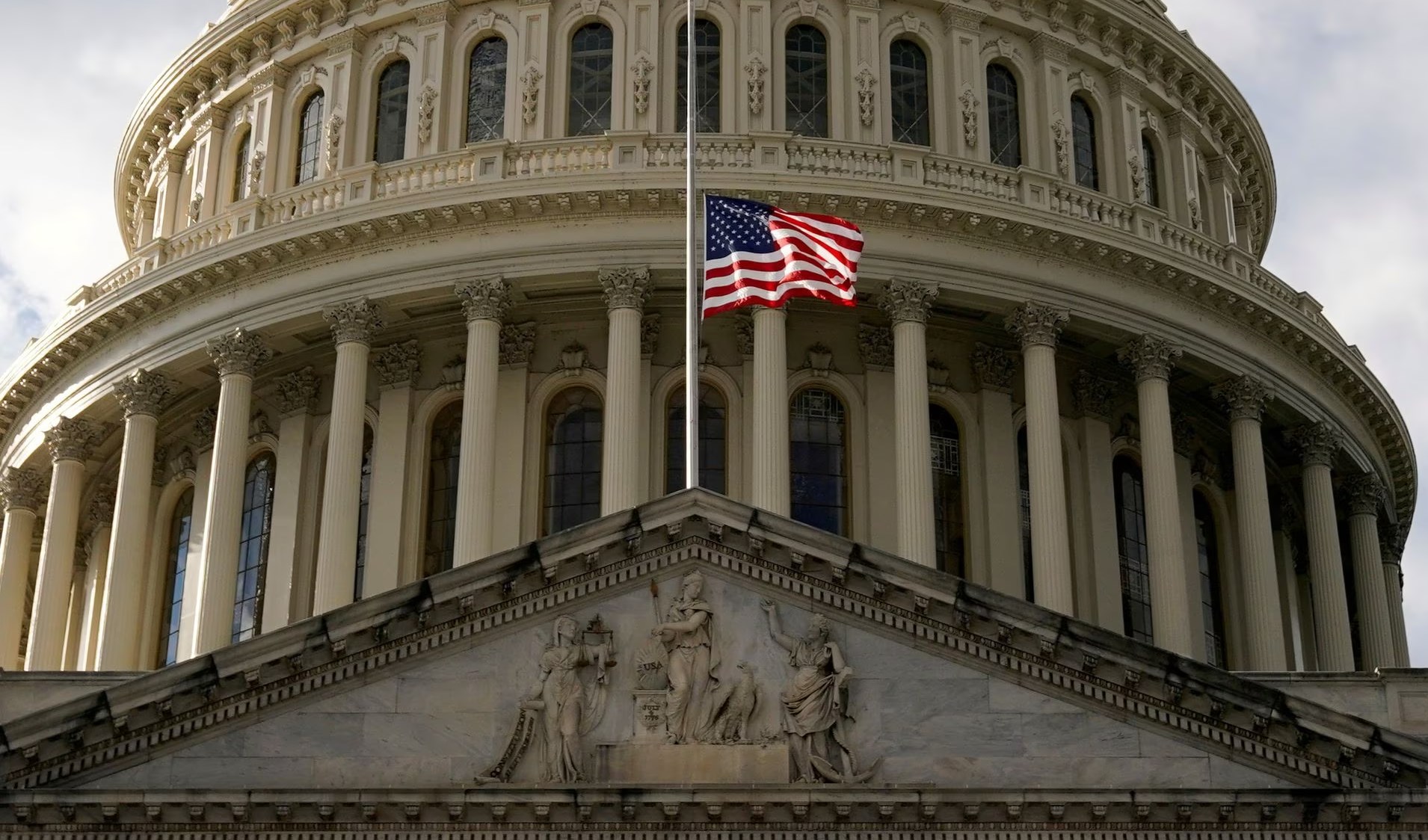 A view of the US Capitol building in Washington, DC, US on January 17, 2021 (Reuters)
