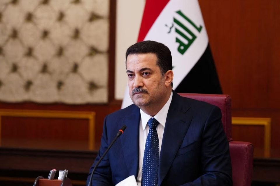 Iraqi Prime Minister Mohammed Shia Al-Sudani holds the first regular session of the Council of Ministers in Baghdad, Iraq, 28 October 2022. Iraqi Prime Minister Media Office Handout (Reuters)