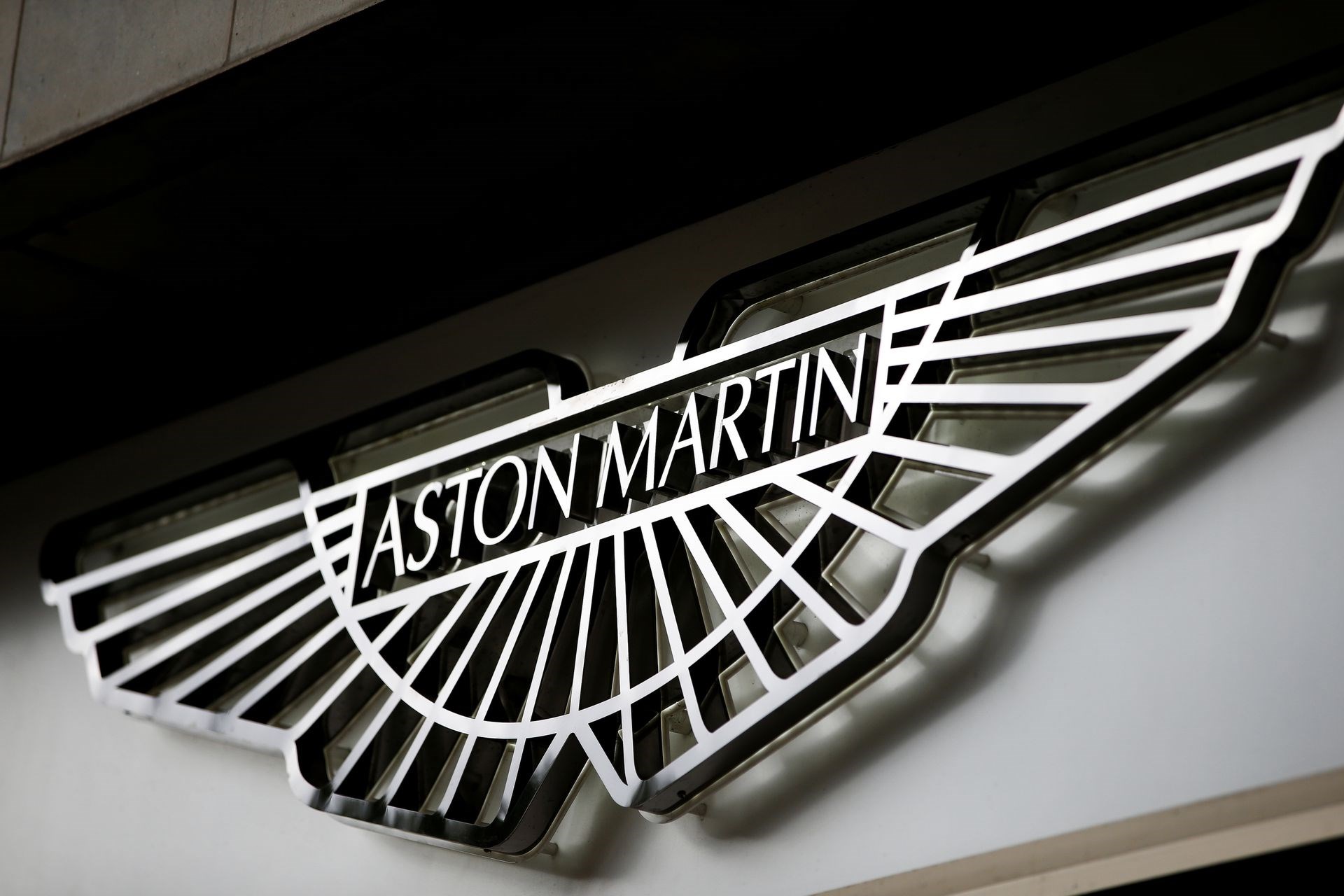 An Aston Martin logo is seen at a dealership in central London, Britain August 29, 2018. (Reuters)