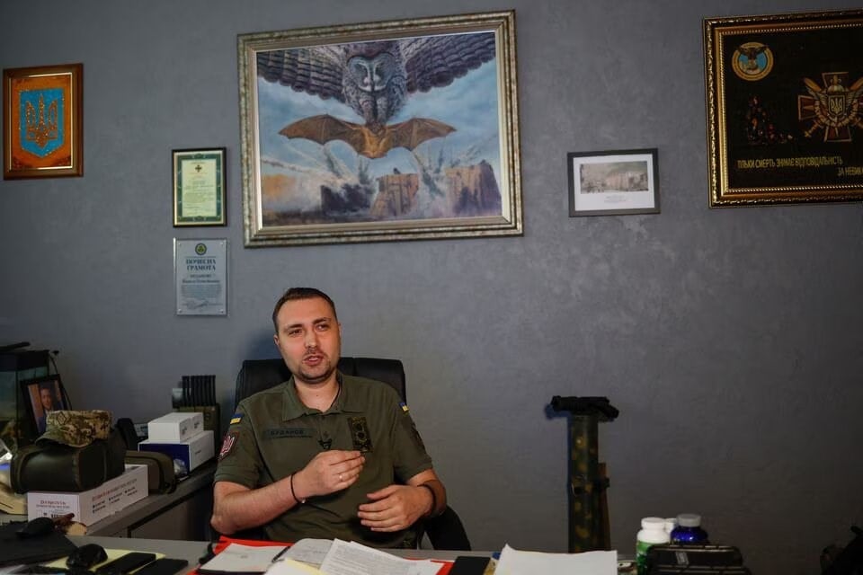 Major General Kyrylo Budanov, chief of the Military Intelligence of Ukraine, speaks during an interview with Reuters, as war in Ukraine continues, in Kiev, Ukraine June 25, 2022. (Reuters)