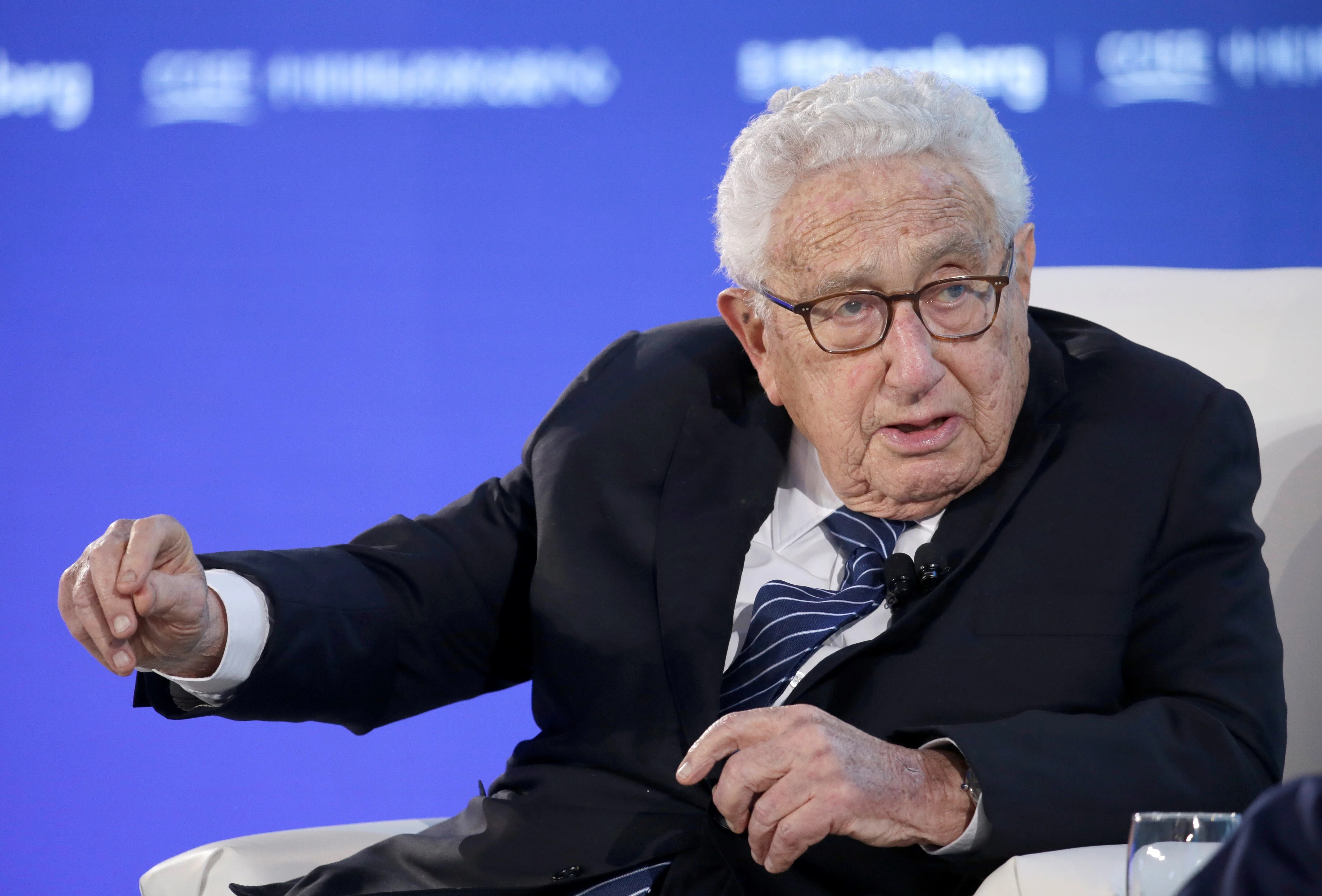 Former US secretary of state Henry Kissinger at a conference last year in Beijing, China in 2022 (Reuters)