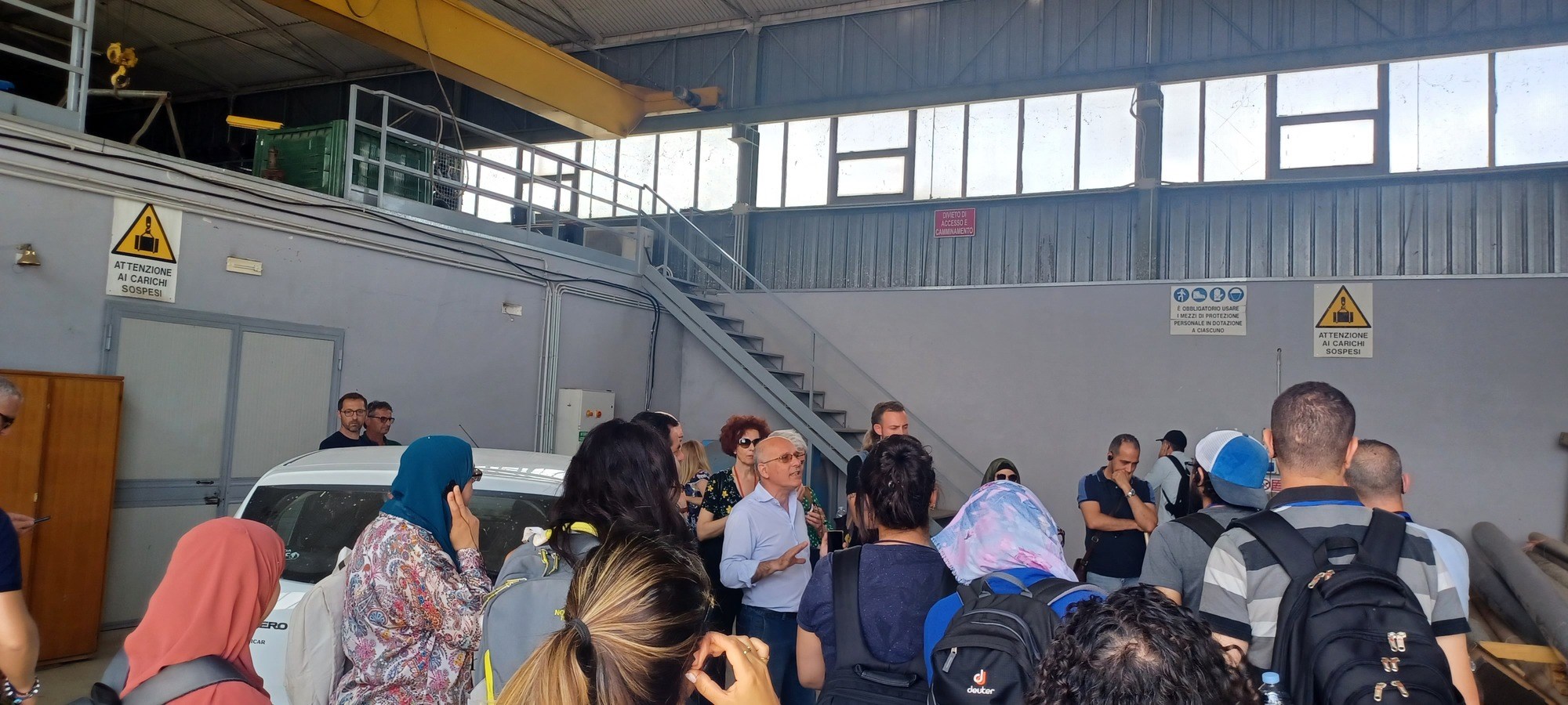 Participants at an EU-sponsored training course in Italy (Twitter @WES-MED Tw)