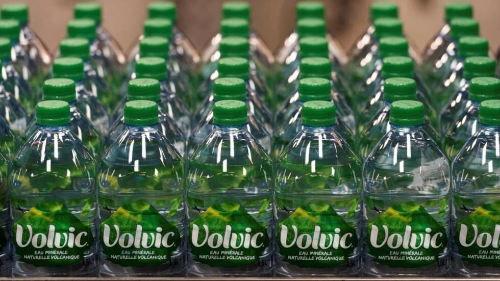 Volvic water bottle (AFP)